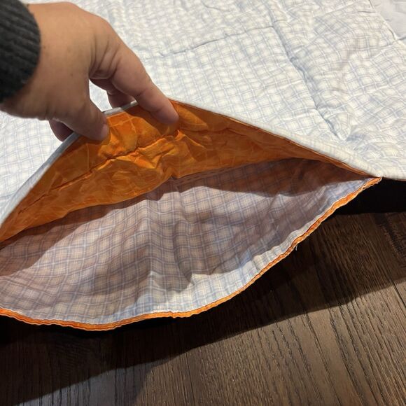 Vintage Baby Kids Quilt 39" x 39" Square rocket plane Helicopter Thick Warm - Picture 7 of 11